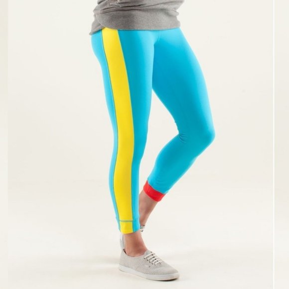 COPY - Bright fun 7/8 cropped lulu leggings - Picture 1 of 8